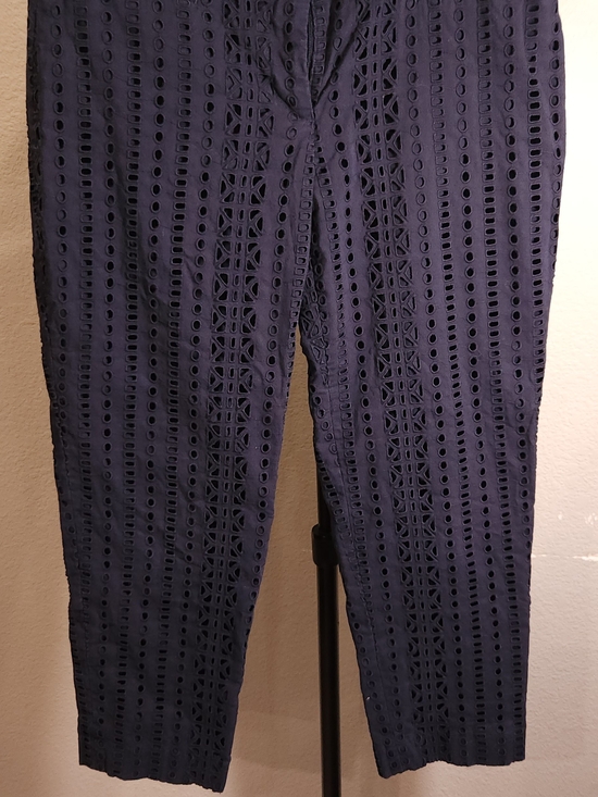 LOFT Pants - LOFT 2P Navy Eyelet Women’s Pants